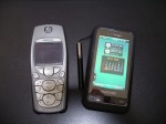 古い電話　VS. 新しい電話